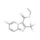 Ethyl 6-chloro-2-(trifluoromethyl)imidazo-[1,2-a]pyridine-3-carboxylate - chemical structure image