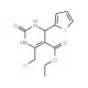 ethyl 6-(chloromethyl)-2-oxo-4-thien-2-yl-1,2,3,4-tetrahydropyrimidine-5-carboxylate 的分子结构 ethyl 6-(chloromethyl)-2-oxo-4-thien-2-yl-1,2,3,4-tetrahydropyrimidine-5-carboxylate - chemical structure image