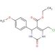 ethyl 6-(chloromethyl)-4-(4-methoxyphenyl)-2-oxo-1,2,3,4-tetrahydropyrimidine-5-carboxylate 的分子结构, CAS编号: 475042-38-7 ethyl 6-(chloromethyl)-4-(4-methoxyphenyl)-2-oxo-1,2,3,4-tetrahydropyrimidine-5-carboxylate (CAS 475042-38-7) - chemical stru