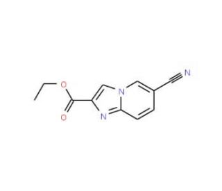 Ethyl 6-cyanoimidazo[1,2-a]pyridine-2-carboxylate (CAS 214958-33-5) - chemical structure image