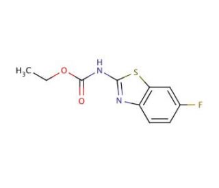 ethyl 6-fluoro-1,3-benzothiazol-2-ylcarbamate - chemical structure image