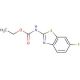 ethyl 6-fluoro-1,3-benzothiazol-2-ylcarbamate - chemical structure image