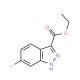 Ethyl 6-fluoro-1H-indazole-3-carboxylate (CAS 885279-30-1) - chemical structure image