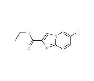 Ethyl 6-fluoroimidazo[1,2-a]pyridine-2-carboxylate (CAS 367500-93-4) - chemical structure image