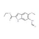 Ethyl 6-Formylamino-5-methoxyindole-2-carboxylate (CAS 119825-27-3) - chemical structure image