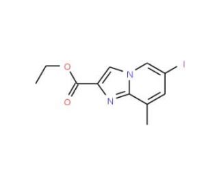 Ethyl 6-iodo-8-methylimidazo[1,2-a]pyridine-2-carboxylate - chemical structure image