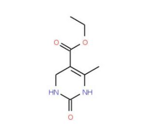 ethyl 6-methyl-2-oxo-1,2,3,4-tetrahydropyrimidine-5-carboxylate (CAS 17994-55-7) - chemical structure image