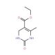 ethyl 6-methyl-2-oxo-1,2,3,4-tetrahydropyrimidine-5-carboxylate (CAS 17994-55-7) - chemical structure image