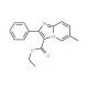 Ethyl 6-methyl-2-phenylimidazo[1,2-a]pyridine-3-carboxylate - chemical structure image