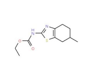 ethyl 6-methyl-4,5,6,7-tetrahydro-1,3-benzothiazol-2-ylcarbamate - chemical structure image