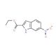 Ethyl 6-Nitro-1H-indole-2-carboxylate (CAS 16792-45-3) - chemical structure image