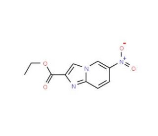 Ethyl 6-nitroimidazo[1,2-a]pyridine-2-carboxylate (CAS 38923-08-9) - chemical structure image