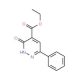 Ethyl 6-phenyl-2H-pyridazin-3-one-4-carboxylate (CAS 34753-27-0) - chemical structure image