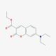 Ethyl 7-(Diethylamino)coumarin-3-carboxylate (CAS 28705-46-6) - chemical structure image
