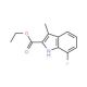 Ethyl 7-fluoro-3-methyl-1H-indole-2-carboxylate - chemical structure image