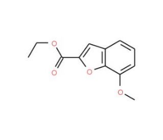 Ethyl 7-methoxybenzo[b]furan-2-carboxylate (CAS 50551-58-1) - chemical structure image