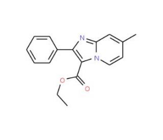 Ethyl 7-methyl-2-phenylimidazo[1,2-a]pyridine-3-carboxylate - chemical structure image