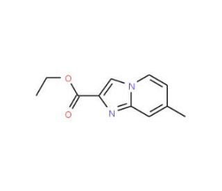 Ethyl 7-methylimidazo[1,2-a]pyridine-2-carboxylate (CAS 70705-33-8) - chemical structure image