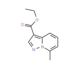 Ethyl 7-methylpyrazolo[1,5-a]pyridine-3-carboxylate (CAS 16205-45-1) - chemical structure image