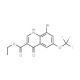 Ethyl 8-bromo-4-hydroxy-6-(trifluoromethoxy)quinoline-3-carboxylate (CAS 1072944-81-0) - chemical structure image