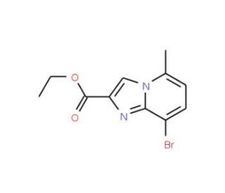 Ethyl 8-bromo-5-methylimidazo[1,2-a]pyridine-2-carboxylate (CAS 135995-45-8) - chemical structure image