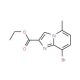 Ethyl 8-bromo-5-methylimidazo[1,2-a]pyridine-2-carboxylate (CAS 135995-45-8) - chemical structure image