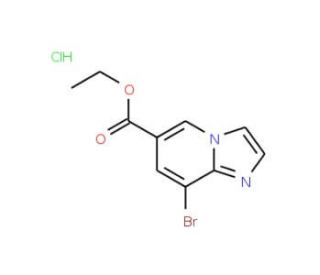 Ethyl 8-bromoimidazo[1,2-a]pyridine-6-carboxylate, HCl (CAS 957062-60-1) - chemical structure image