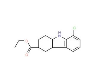 Ethyl 8-chloro-2,3,4,4a,9,9a-hexahydro-1H-carbazole-3-carboxylate - chemical structure image