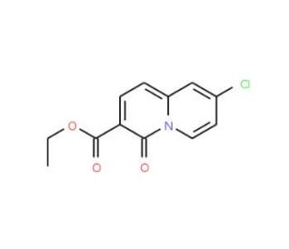 Ethyl 8-Chloro-4-oxo-4H-quinolizine-3-carboxlate (CAS 139161-20-9) - chemical structure image