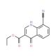 Ethyl 8-cyano-4-hydroxy-3-quinolinecarboxylate (CAS 77156-79-7) - chemical structure image
