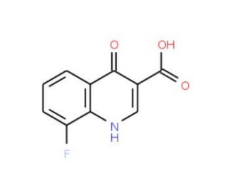 Ethyl 8-fluoro-4-hydroxyquinoline-3-carboxylate (CAS 63010-69-5) - chemical structure image