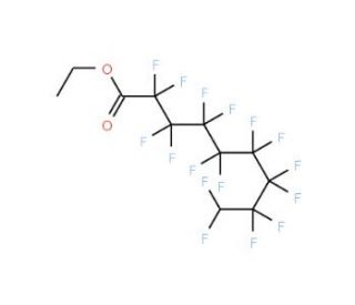 Ethyl 9H-perfluorononanoate (CAS 1799-47-9) - chemical structure image