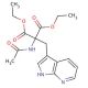 Ethyl α-Acetamido-α-carbethoxy-β-(7-aza-3-indolyl)propionate - chemical structure image
