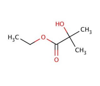 Ethyl &alpha;-hydroxyisobutyrate (CAS 80-55-7) - chemical structure image