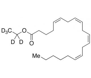 Ethyl Arachidonate-d5 (CAS 1331642-74-0) - chemical structure image