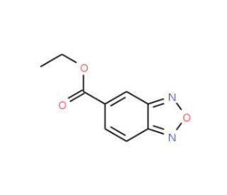 Ethyl benzofurazan-5-carboxylate (CAS 36389-07-8) - chemical structure image