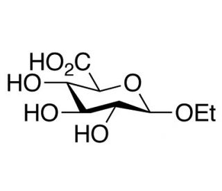 Ethyl &beta;-D-Glucuronide (CAS 17685-04-0) - chemical structure image