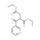 Ethyl β-Ethoxycarbonyl-γ-oxo-3-pyridinebutyrate (CAS 54109-95-4) - chemical structure image