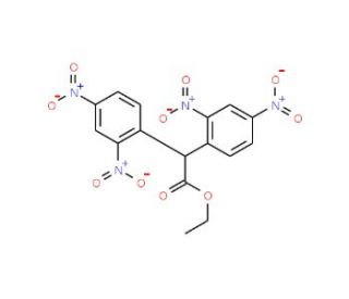 Ethyl Bis(2,4-dinitrophenyl)acetate (CAS 5833-18-1) - chemical structure image