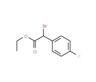 Ethyl bromo-(4-fluoro-phenyl)-acetate (CAS 712-52-7) - chemical structure image
