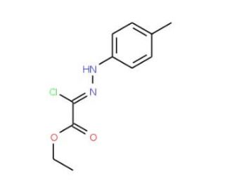 Ethyl chloro[(4-methylphenyl)hydrazono]acetate (CAS 27171-88-6) - chemical structure image