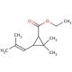 Ethyl chrysanthemate (CAS 97-41-6) - chemical structure image