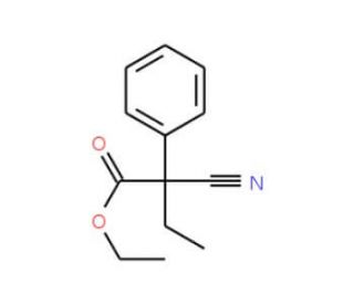 Ethyl Cyanoethylphenylacetate (CAS 718-71-8) - chemical structure image