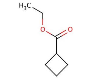 Ethyl cyclobutanecarboxylate (CAS 14924-53-9) - chemical structure image