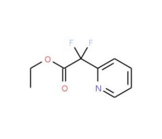 Ethyl difluoro(pyridin-2-yl)acetate (CAS 267876-28-8) - chemical structure image