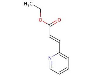Ethyl (E)-3-(2-Pyridyl)acrylate (CAS 70526-11-3) - chemical structure image