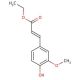 Ethyl Ferulate (CAS 4046-02-0) - chemical structure image