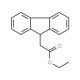 Ethyl fluorene-9-acetate (CAS 159803-52-8) - chemical structure image