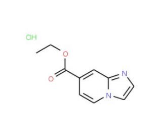 Ethyl imidazo[1,2-a]pyridine-7-carboxylate hydrochloride (CAS 957120-75-1) - chemical structure image