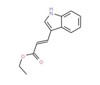 Ethyl indole-3-acrylate (CAS 15181-86-9) - chemical structure image